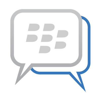 Blackberry Messenger logo vector