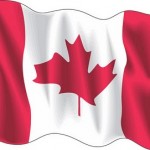 Canada wave flag logo vector