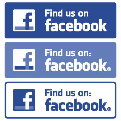 Find us on Facebook vector