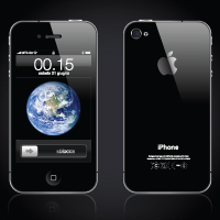 Iphone 4 logo vector