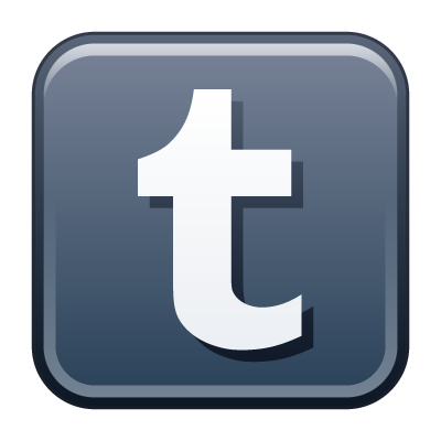 Tumblr icon vector, Tumblr button vector