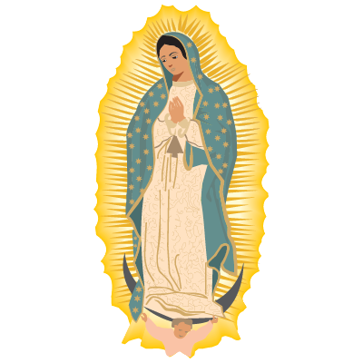 Virgen de Guadalupe vector, Virgen de Guadalupe in .EPS