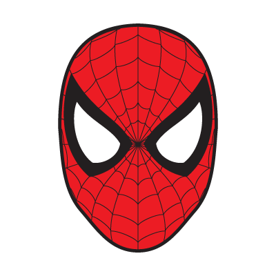 Spiderman Mask logo vector