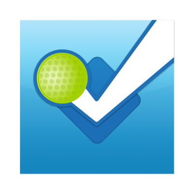 Foursquare button logo vector