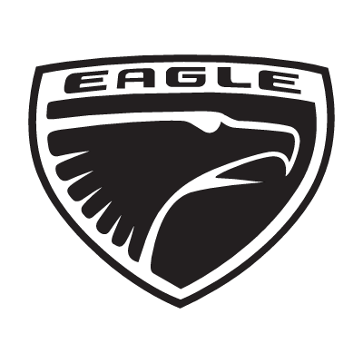 Eagle car company logo vector