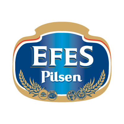 Efes pilsen beer logo vector
