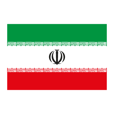 Flag of Iran vector logo