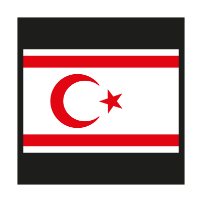 Flag of KKTC Bayrak vector logo
