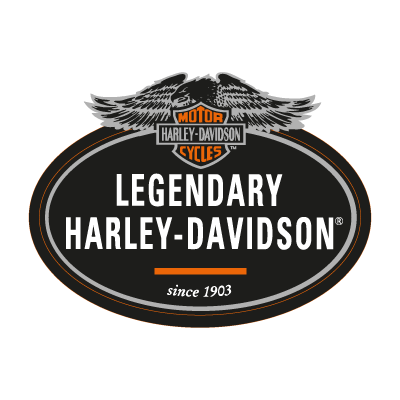Harley Davidson Legendary logo vector