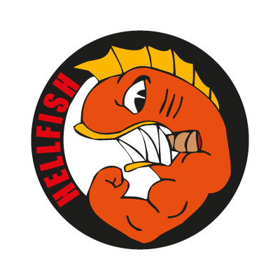 Hellfish vector logo