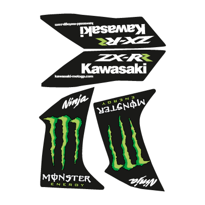 Kawasaki Ninja Monster ZX-RR logo vector