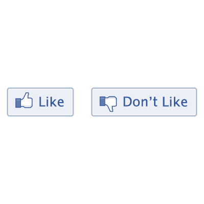 Like Button Facebook logo vector