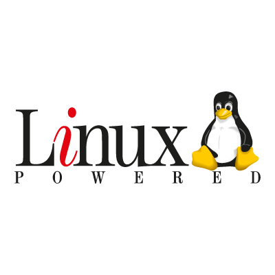 Linux Powered logo vector
