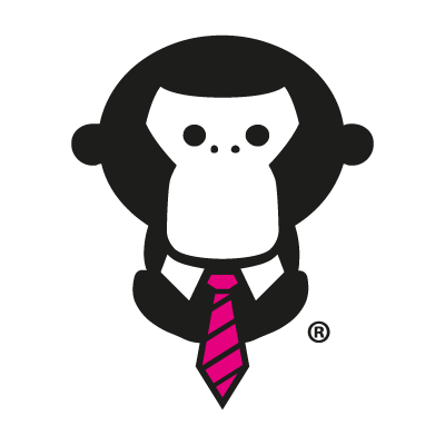 Monkey Town Gorilla logo vector