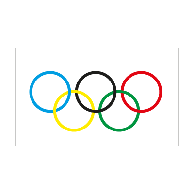 Olympic Flag vector logo