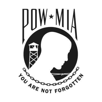 Pow Mia logo vector