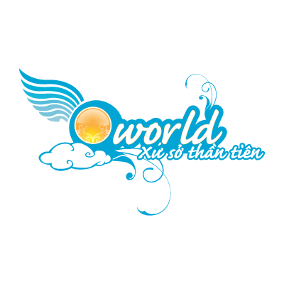 Q-world logo vector