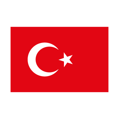 Flag of Turkey logo vector