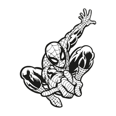 Spider-Man black vector logo