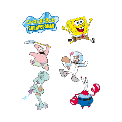 Spongebob Squarepants TV logo vector free download 