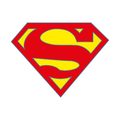 Superman fiction logo vector