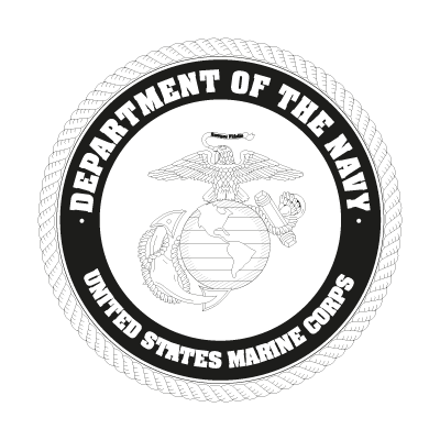 US Marine Corp Black vector logo