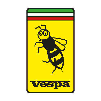 Vespa Ferrari logo vector