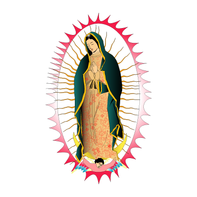 Viregn de Guadalupe logo vector