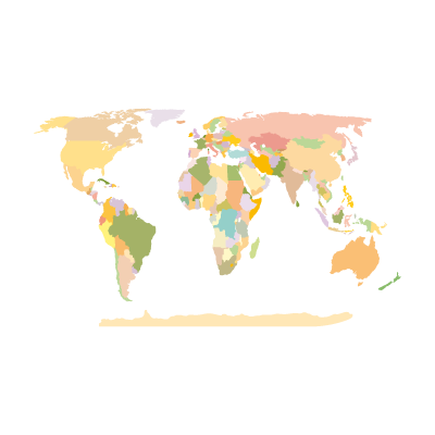 World Map Earth logo vector