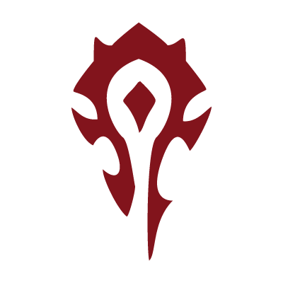 World of Warcraft Horde logo vector