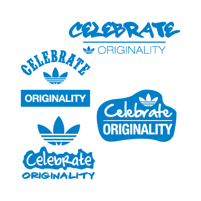 Adidas celebrate originality vector logo