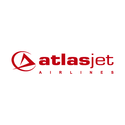 Atlasjet airlines logo vector