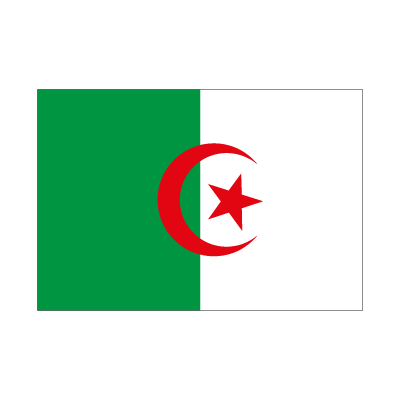 Flag of Algeria logo vector