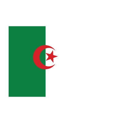 Flag of Algerian logo vector