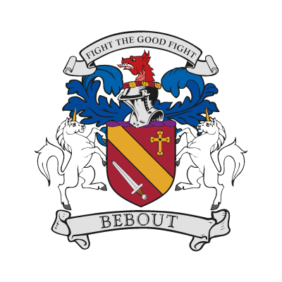 Bebout Family Crest vector logo