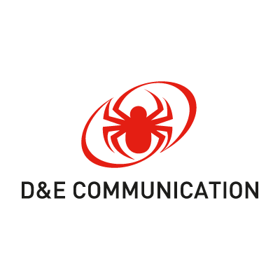 D&E Communication logo vector