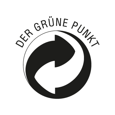 Der Grune Punkt Black logo vector