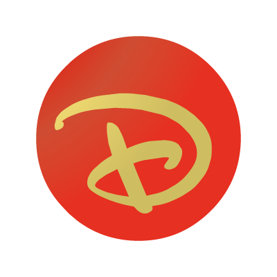 Disney "D" ball logo vector