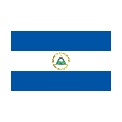 Flag of Nicaragua logo vector