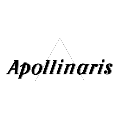 Apollinaris Black vector logo