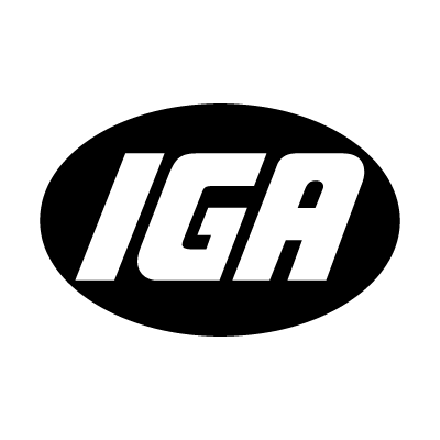 IGA supermarkets logo vector