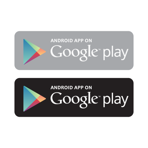 Android app on Google play vector free