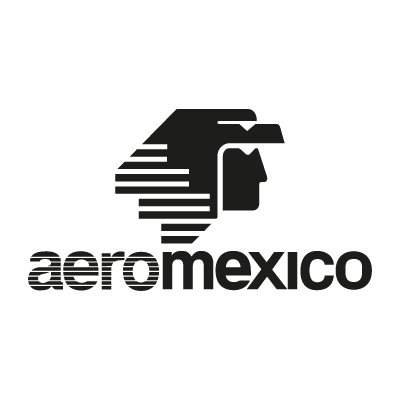 AeroMexico Black logo vector - Logo AeroMexico Black download