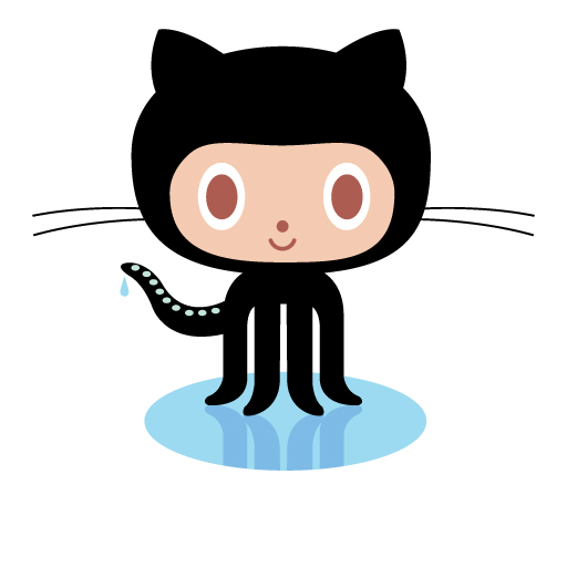 GitHub Octocat logo vector