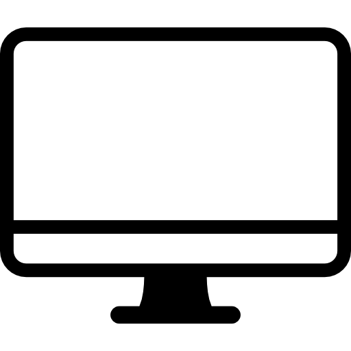iMac icon logo vector