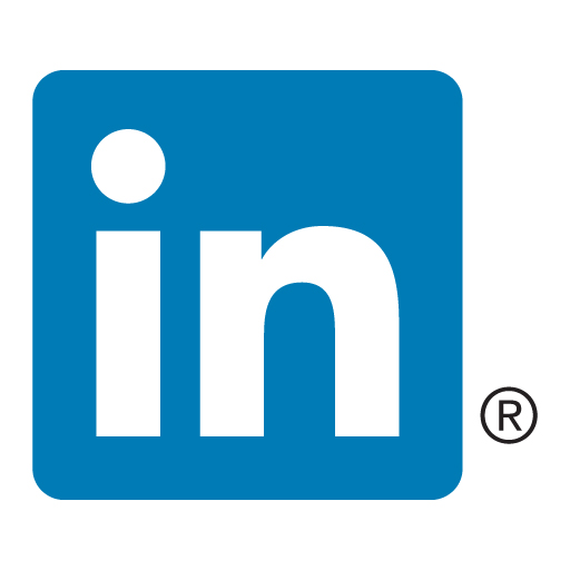 LinkedIn icon logo vector