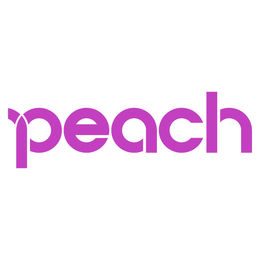 Peach Aviation Airline logo vector